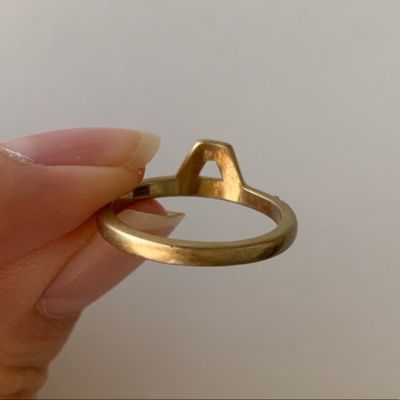 Madewell Geometric Ring - Picture 5 of 9